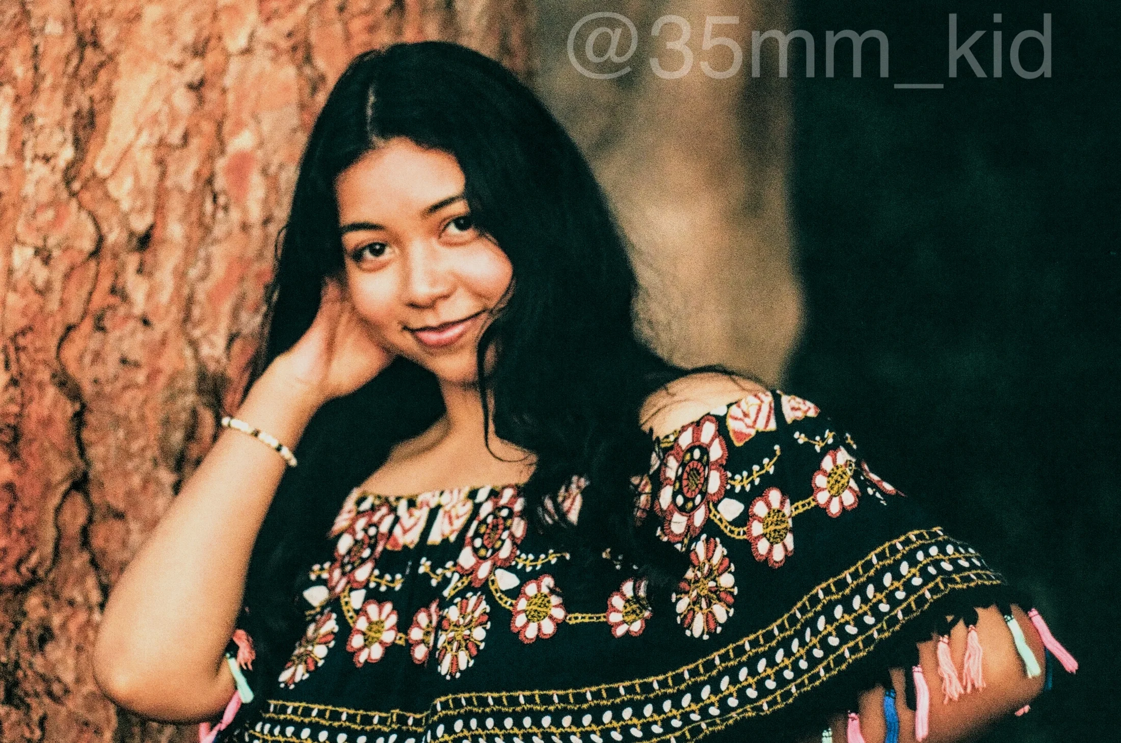 Warm 35mm portrait